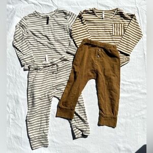 Boys Rylee + Cru Striped Matching Set Bundle size 18-24m